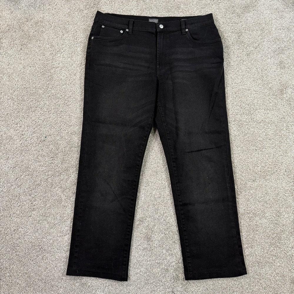 Slate & Stone Sloan Slim Fit Black Jeans 34x32‎ Stretch Denim Standard Slim
